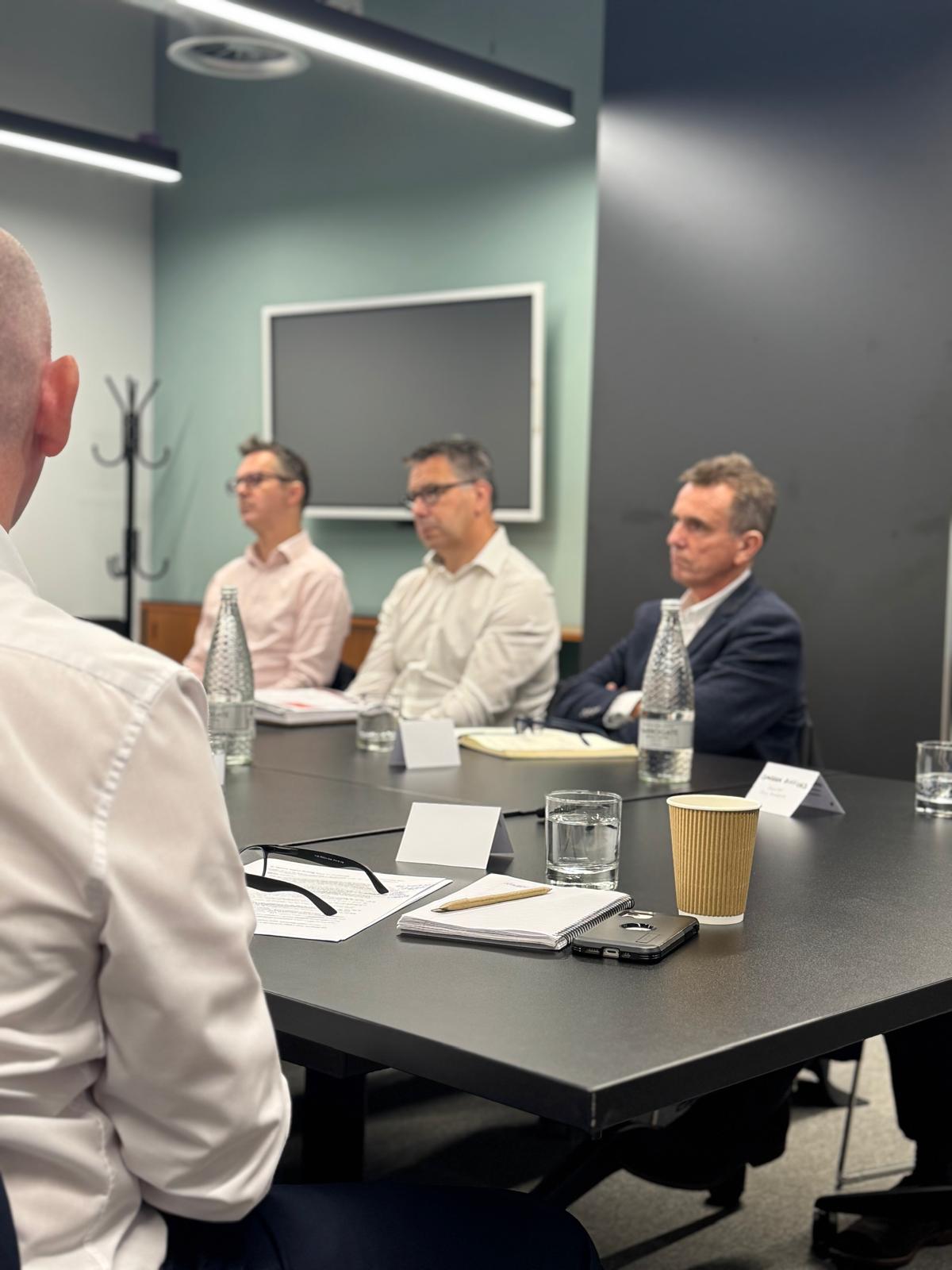 Delegates listening during the IG Masonry Support roundtable
